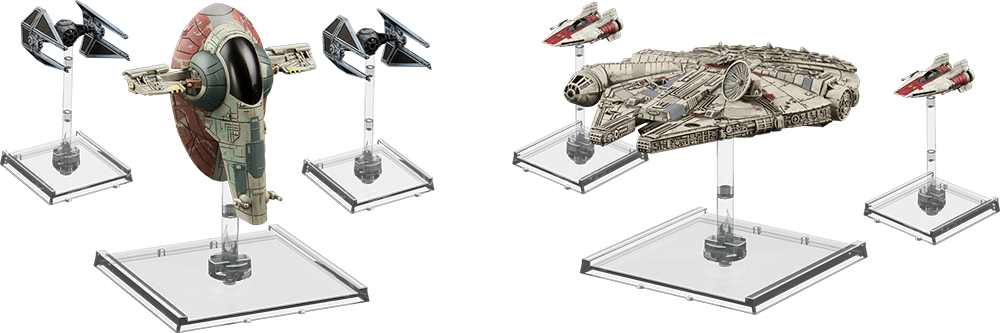 Millenium Falcon e Slave One